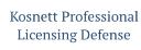 Kosnett Professional Licensing Defense logo